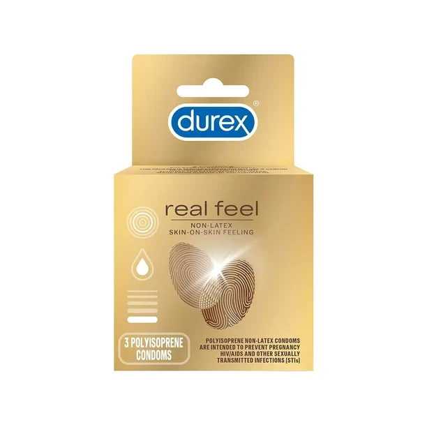 DUREX REAL FEEL NON-LATEX CONDOMS 3’S