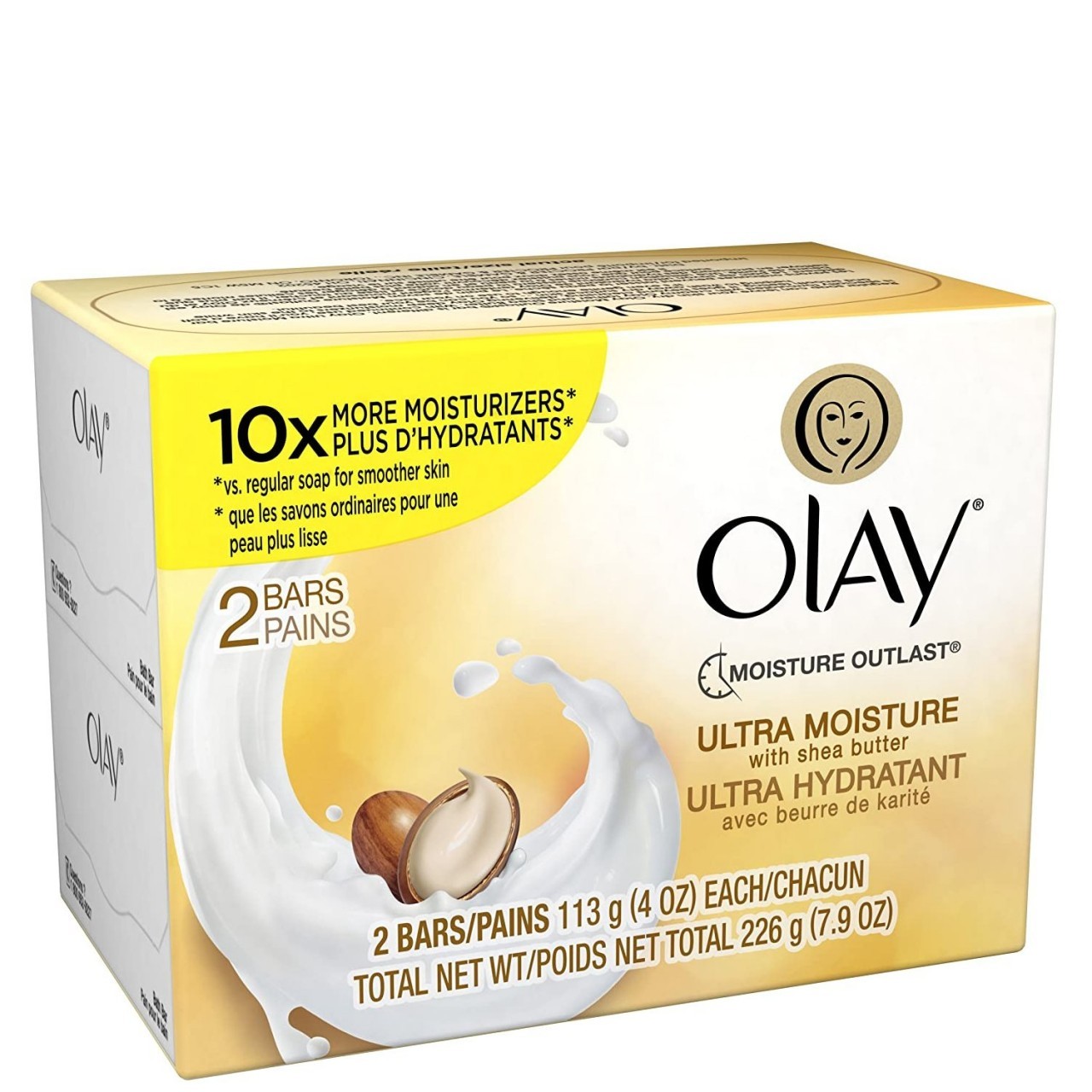 OLAY BAR ULTRA MOISTURE 2x4oz
