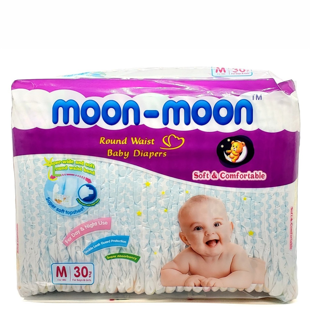 MOON-MOON BABY DIAPERS M 30s