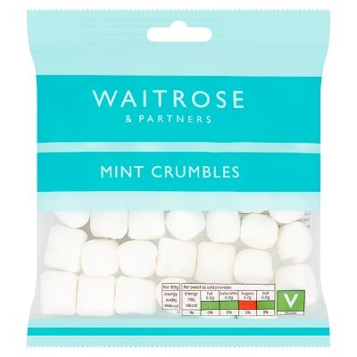 WAITROSE MINT CRUMBLES 200g