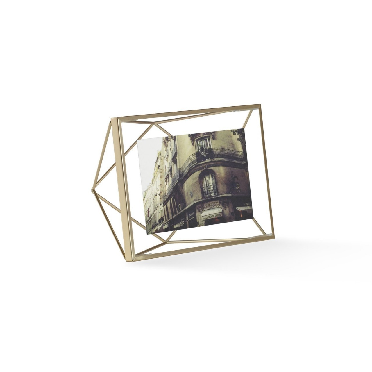 Umbra Prisma Wire Desktop Frame, 4 by 6-Inch, Brass