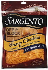 SARGENTO CHEDDAR SHARP SHRED 8oz