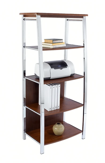 Realspace Mezza 4 Shelf Bookcase (Cherry)