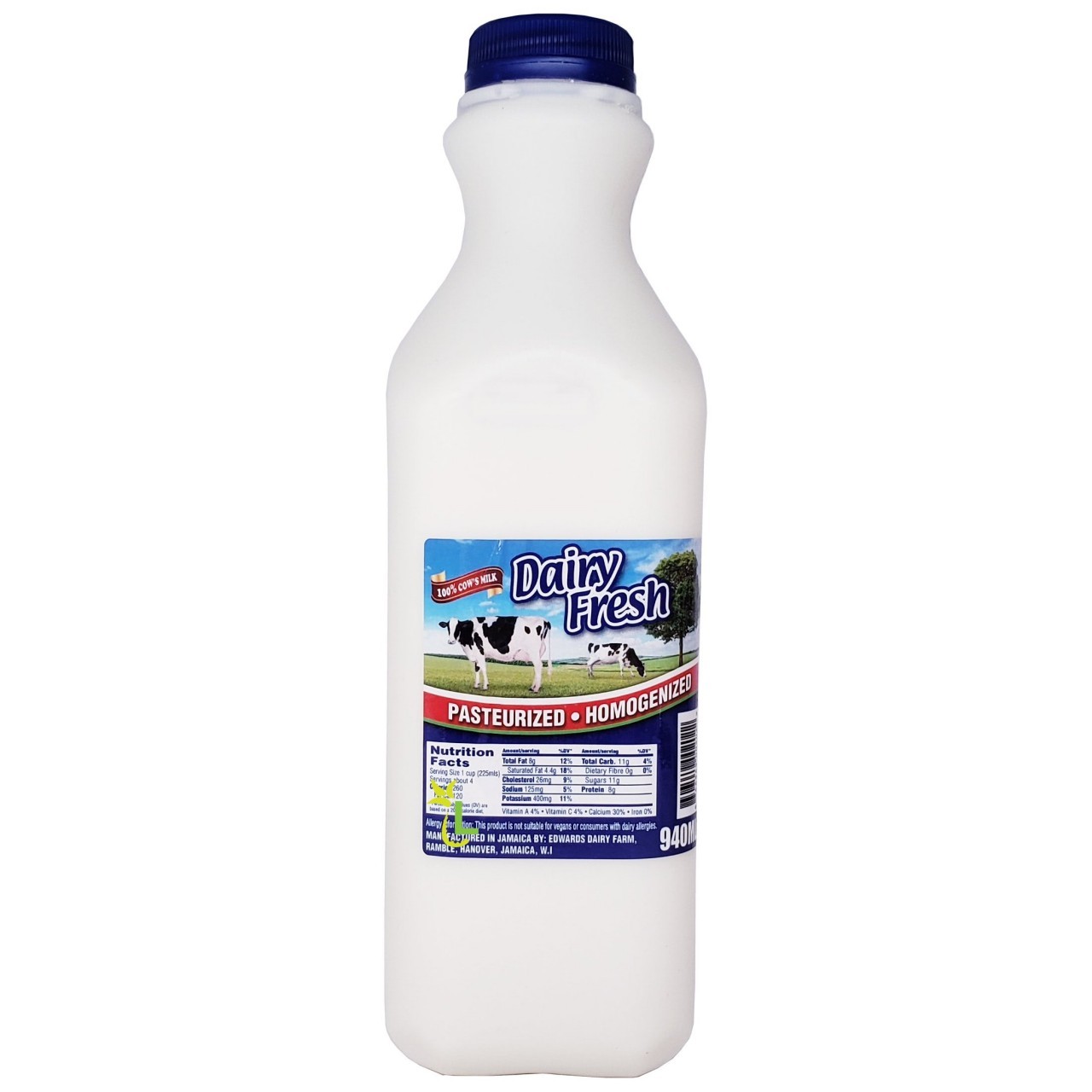 DAIRY FRESH COWS MILK 940ml