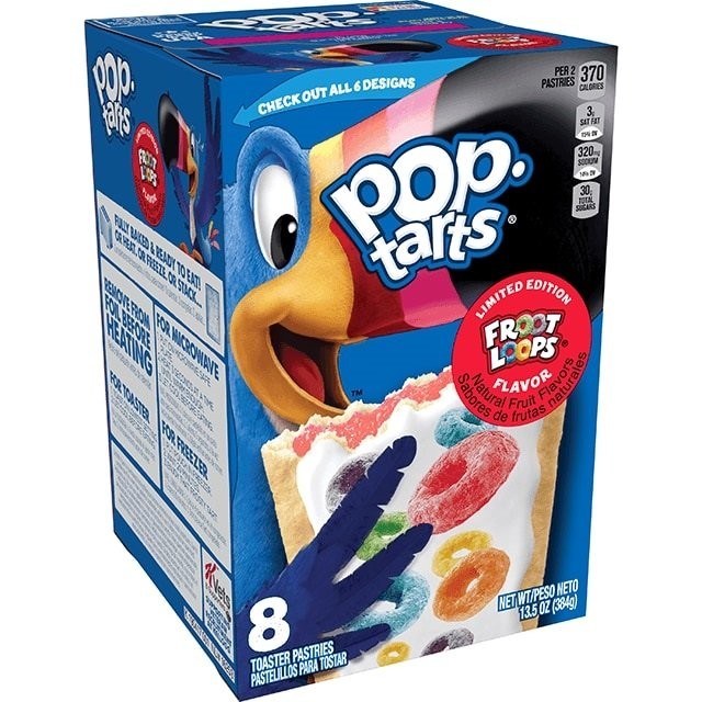 KELLOGGS POP-TART FROOT LOOPS 384g