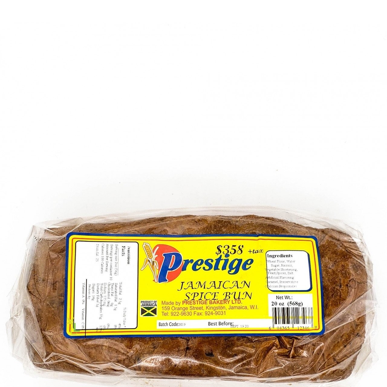 PRESTIGE SPICE BUN 20oz