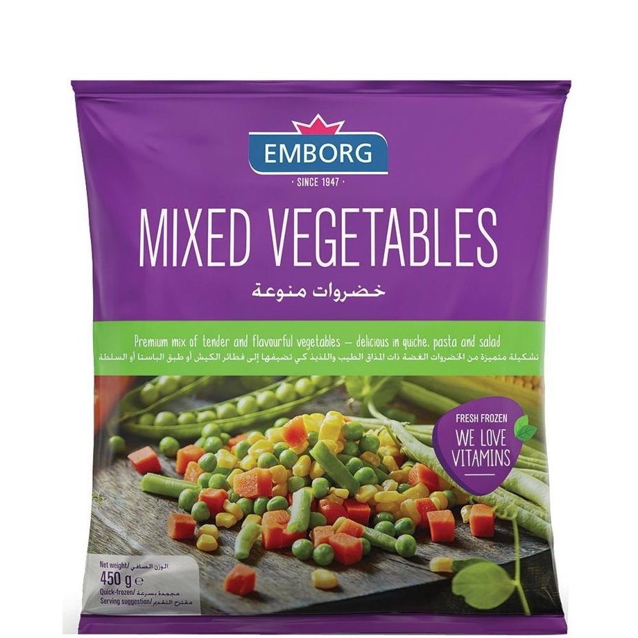 EMBORG MIXED VEGETABLE 450g