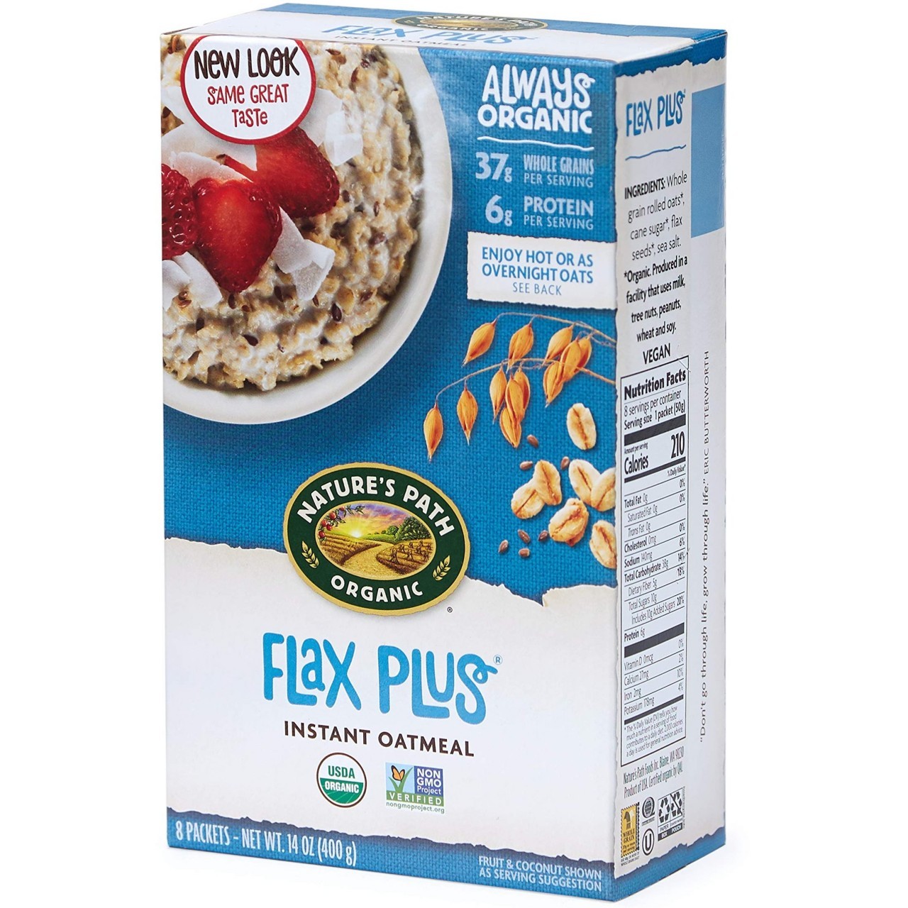 NATURES PATH OATMEAL FLAX PLUS 14oz