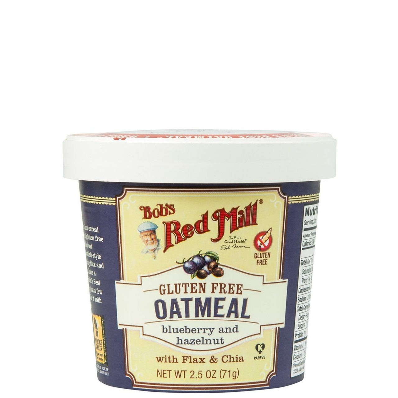 BOBS RED MILL OATML B/BERY HAZELNT 71g