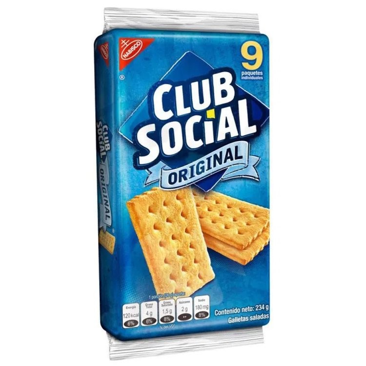 NABISCO CLUB SOCIAL ORIGINAL 9x26g