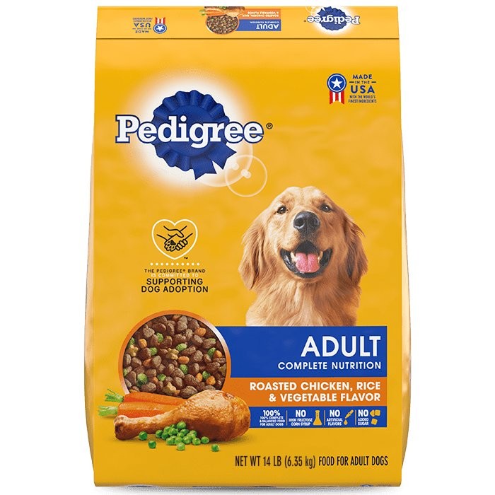 PEDIGREE ADULT CHICKEN RICE VEG 14lb