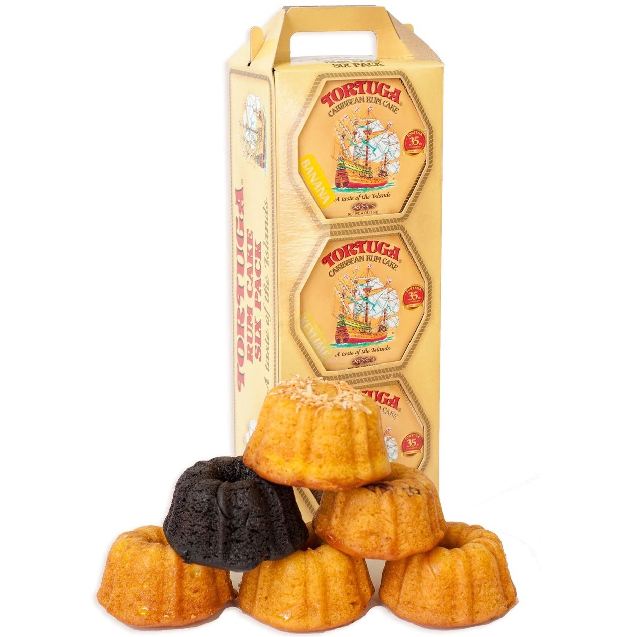 TORTUGA RUM CAKE VARIETY 6x4oz