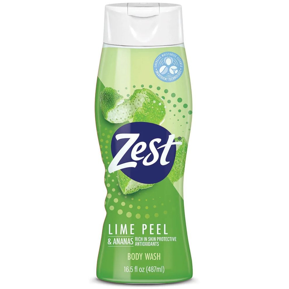 ZEST BODY WASH LIME PEEL 16.5oz