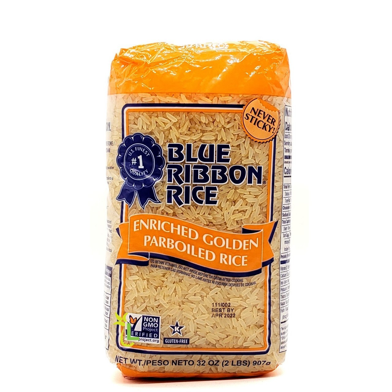 BLUE RIBBON RICE PARBOILED 2lb