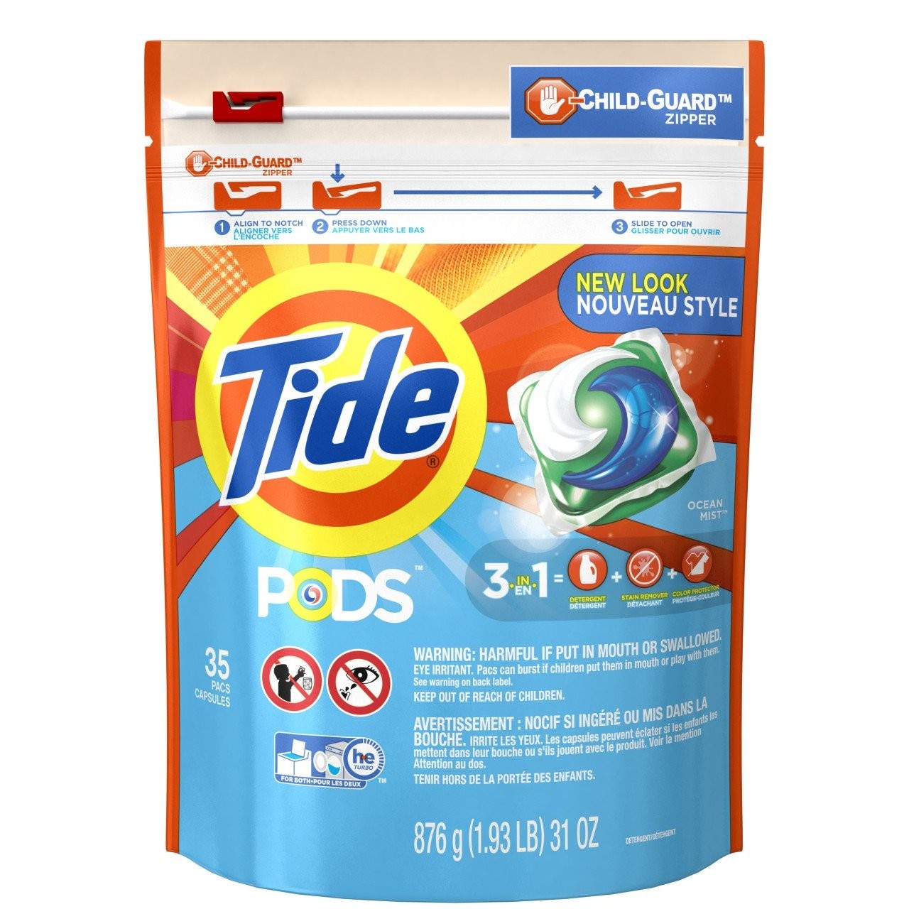 TIDE PODS OCEAN MIST 35s