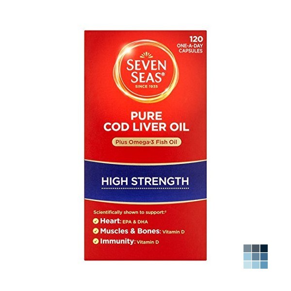 SEVEN SEAS PURE COD LIVER OIL W/OMEGA 3 120 CAP