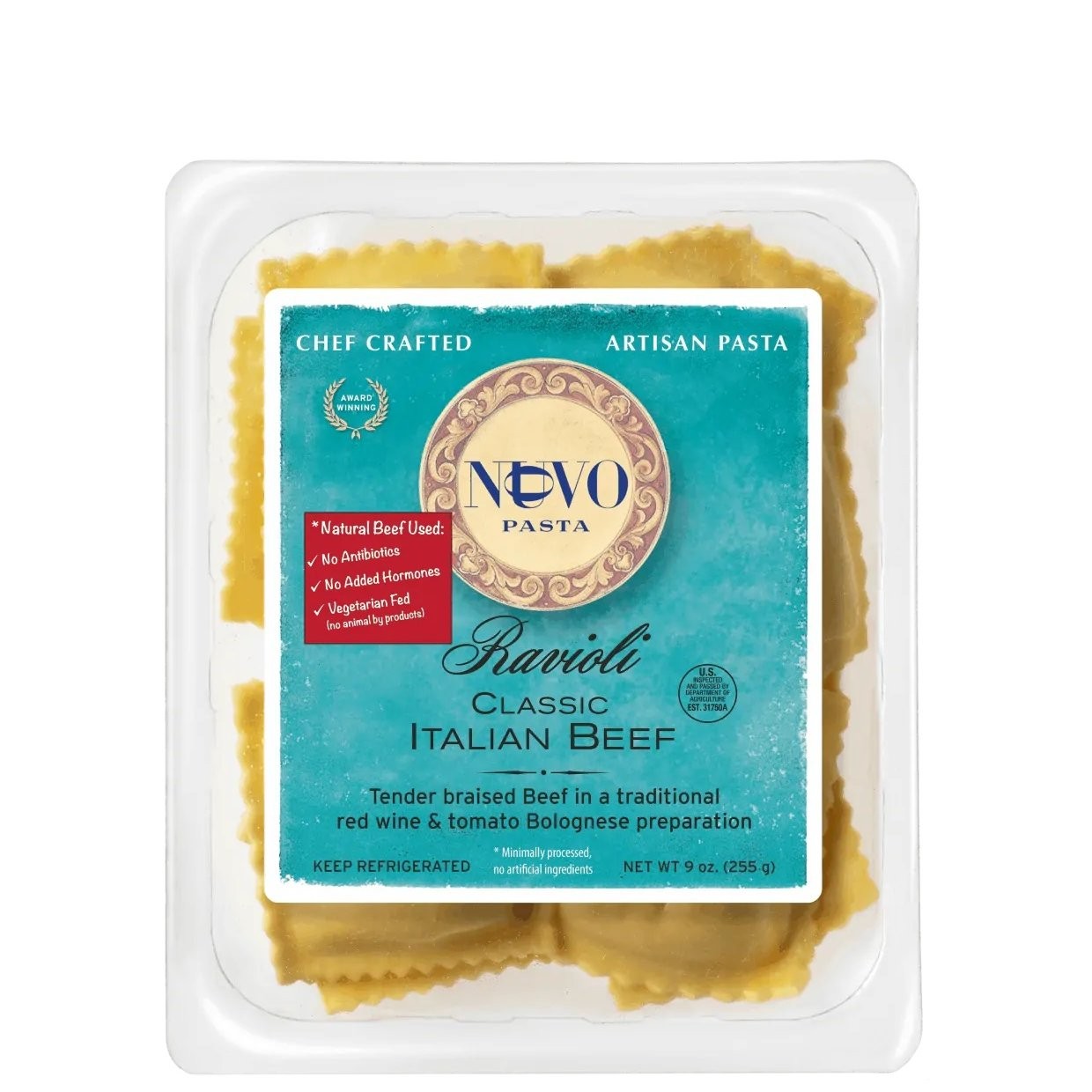 NUOVO RAVIOLI CLASSIC ITALIAN BEEF 9oz