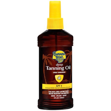 BANANA BOAT DARK TAN OIL SPF4 8oz