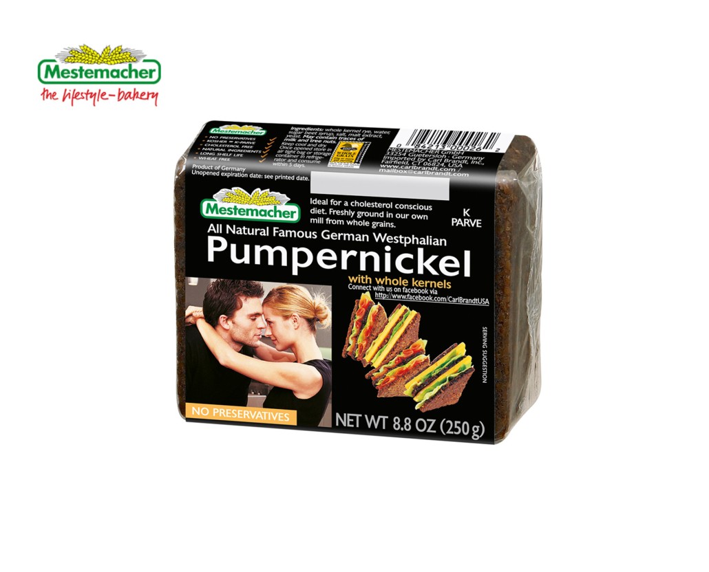 MESTEMACHER BREAD PUMPERNICKEL 8.8oz