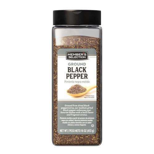 Member's Selection Ground Black Pepper 16 oz