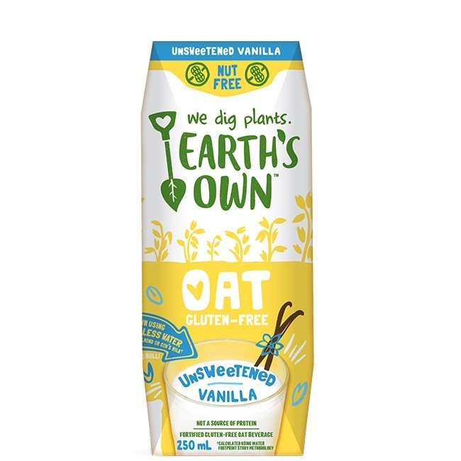 EARTHS OWN OAT MILK VANILLA UNSWT 250ml