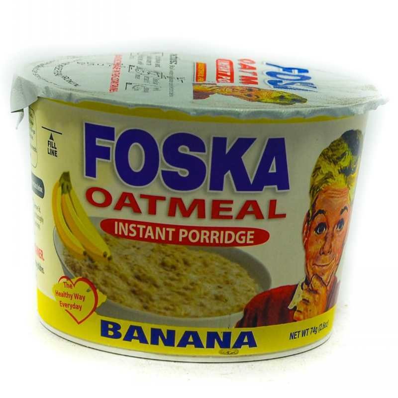 FOSKA OATMEAL INSTANT PORRRIDGE BANANA 74G
