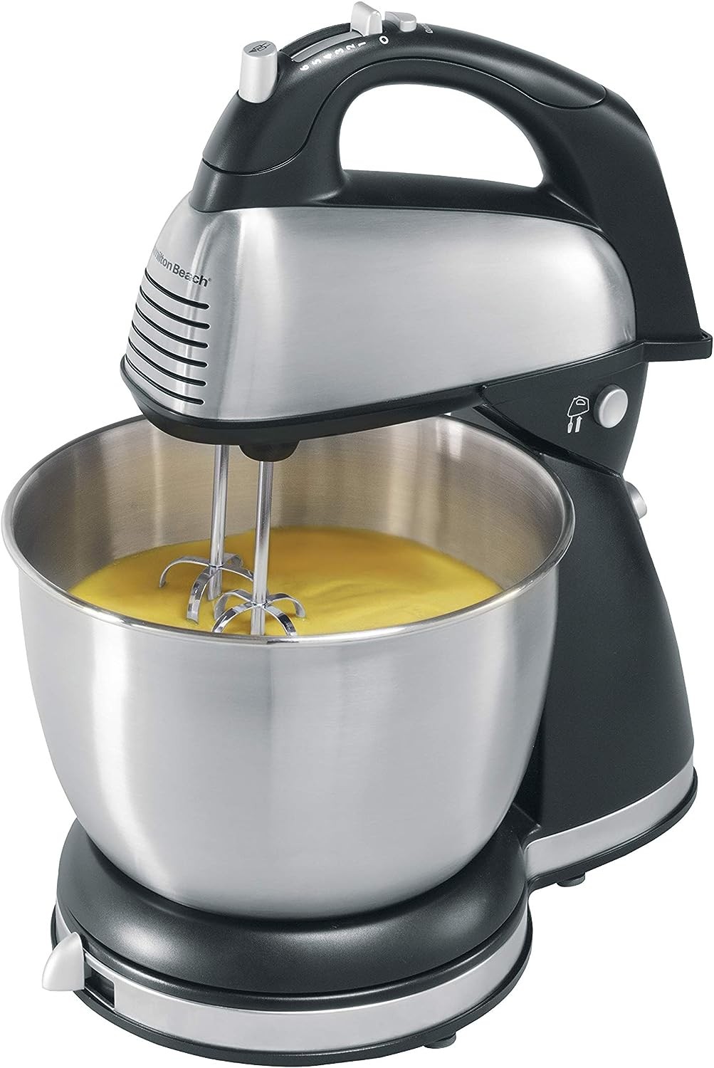 Hamilton Beach Classic Hand and Stand Mixer, Black Model# 64650