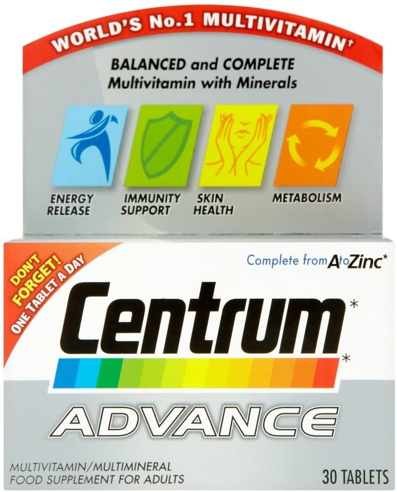 Centrum Advance Multivitamins 30 Tablets