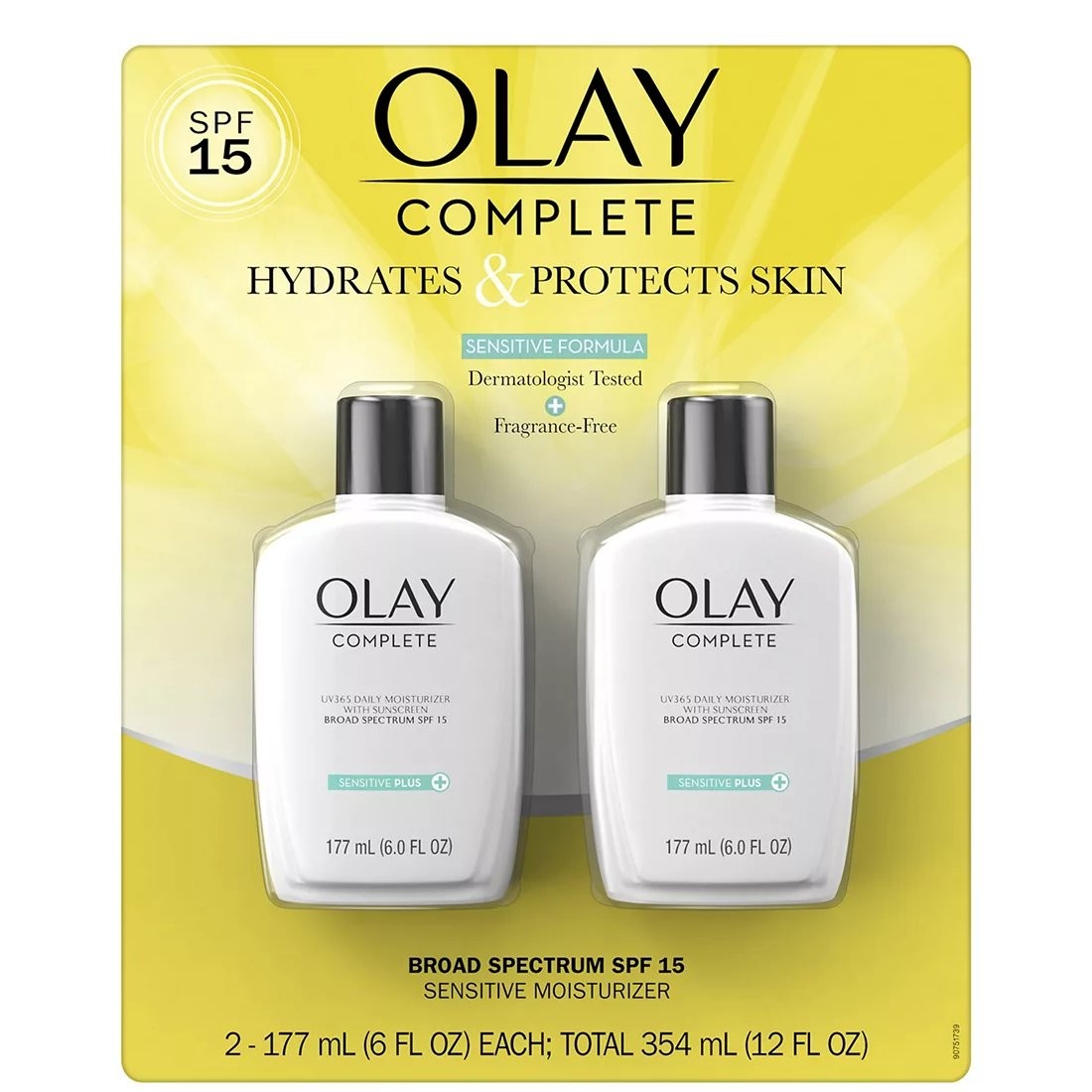 OLAY LOTION COMPLETE SENSITIVE 2x6oz