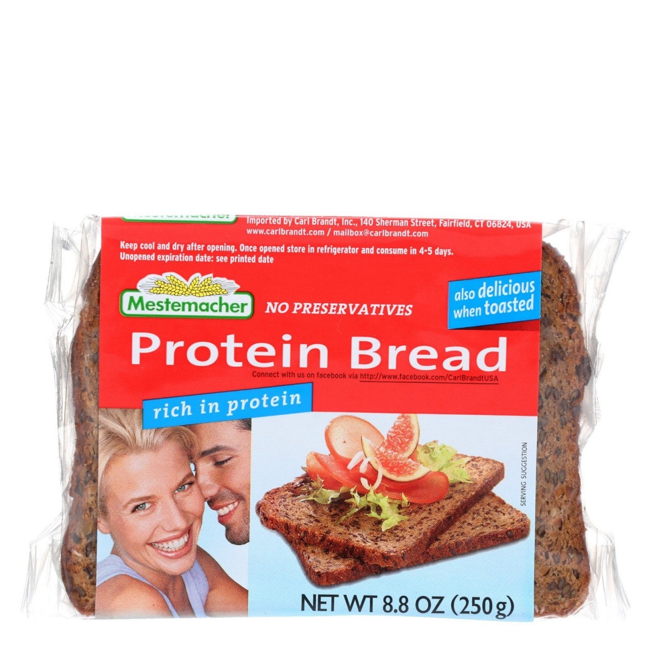 MESTEMACHER BREAD PROTEIN 8.8oz