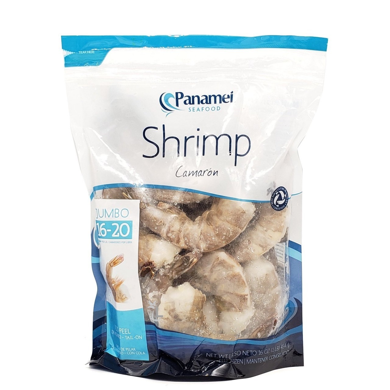 PANAMEI SHRIMP 16-20 P&D TAIL ON 1lb