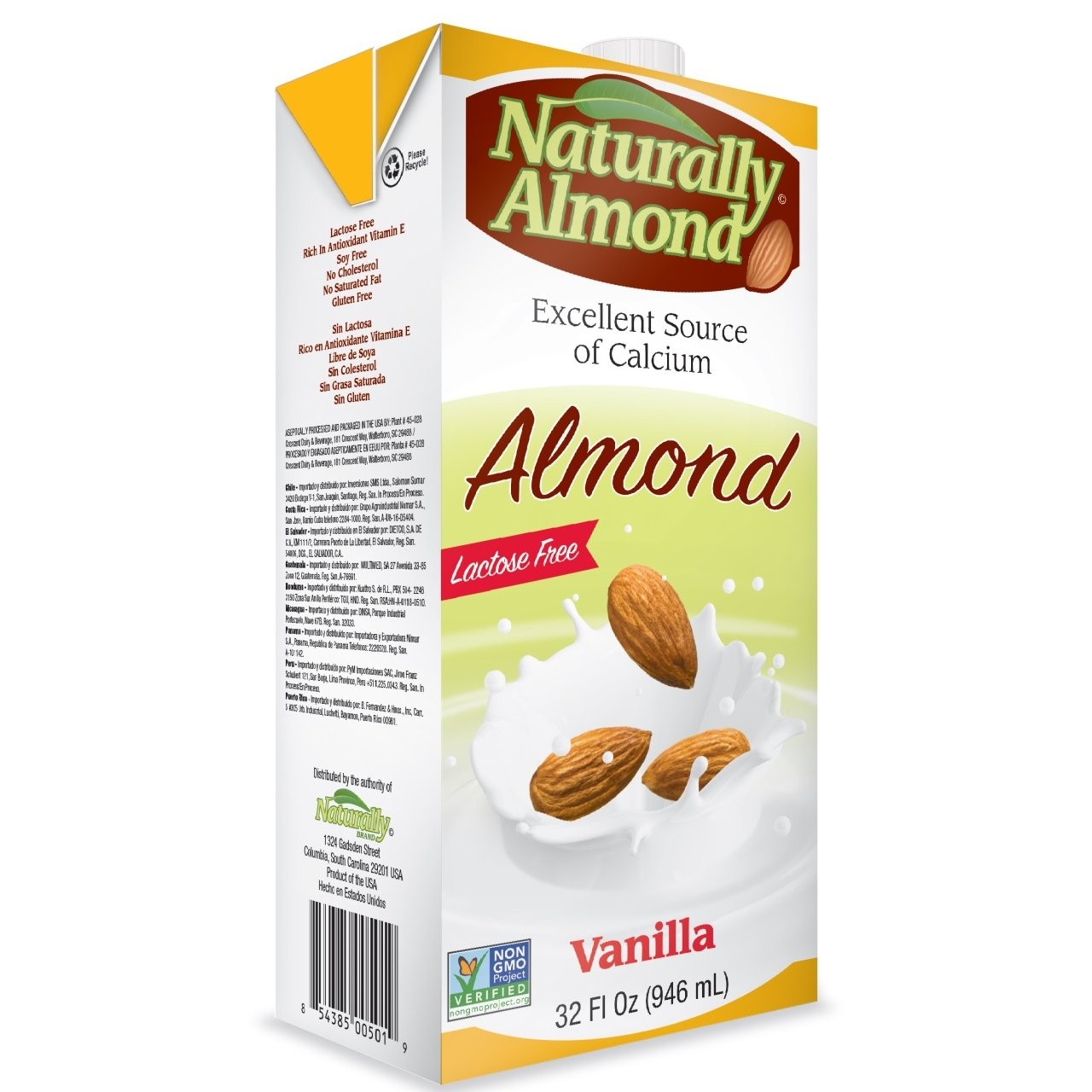 NATURALLY ALMOND VANILLA 32oz