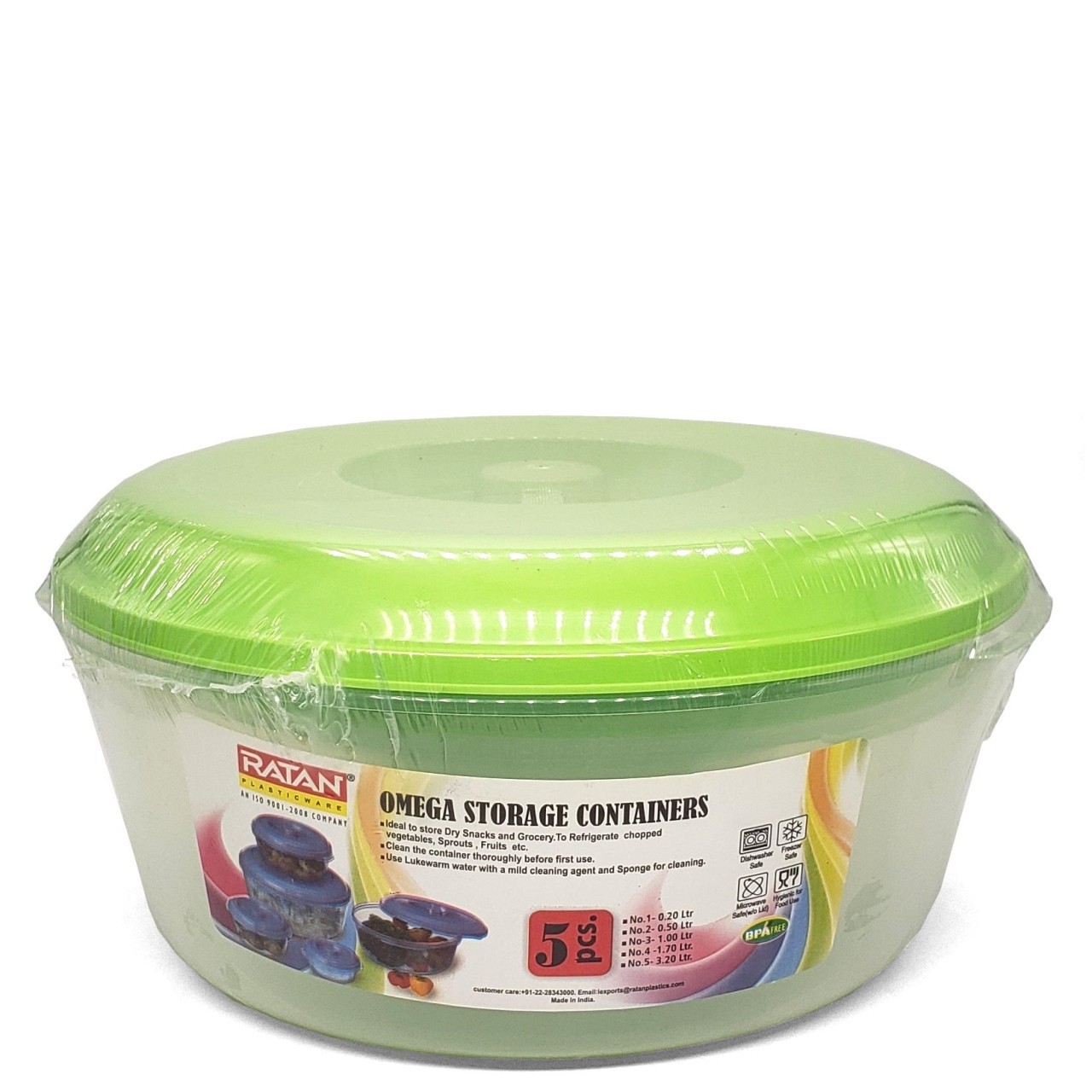 RATAN BOWL OMEGA SET 5pc