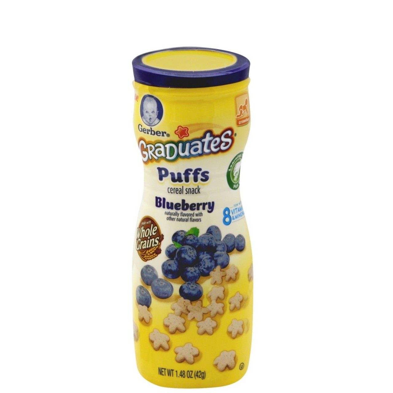 GERBER PUFFS GRAD B/BERRY 42g