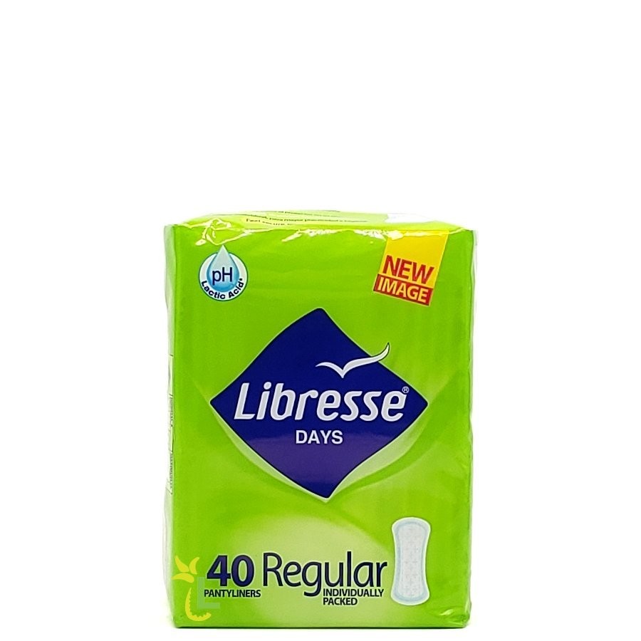 LIBRESSE DAYS PANTYLINERS REGULAR 40s
