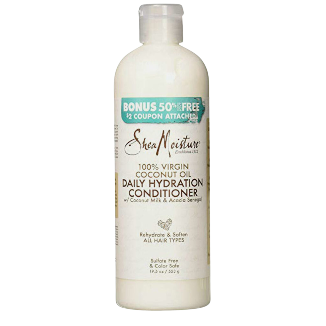 Shea Moisture 100% Virgin Coconut Oil Daily Hydration Conditioner, 19.5 oz