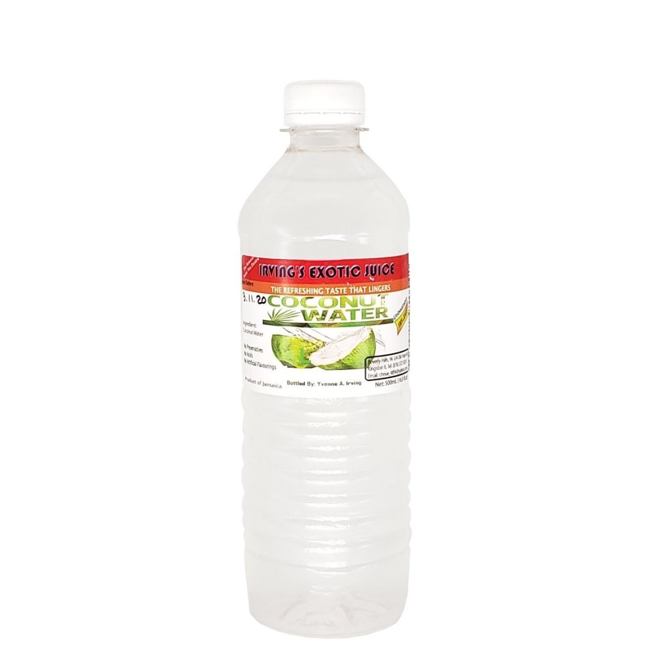 IRVINGS COCONUT WATER 500ml