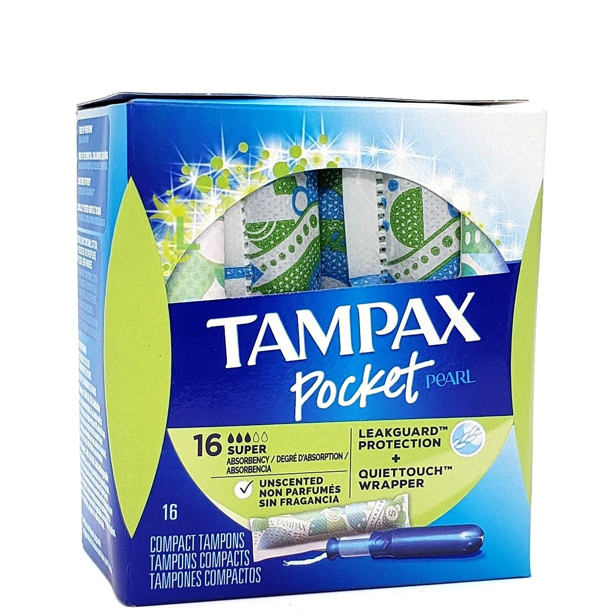 TAMPAX POCKET PEARL SUPER 16s