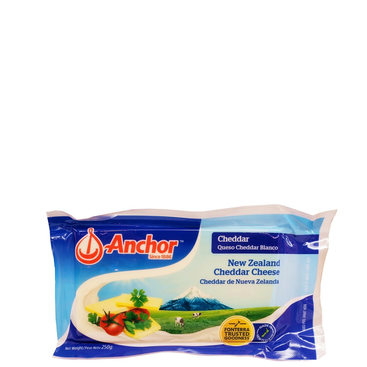 ANCHOR CHEDDAR WHITE 250g