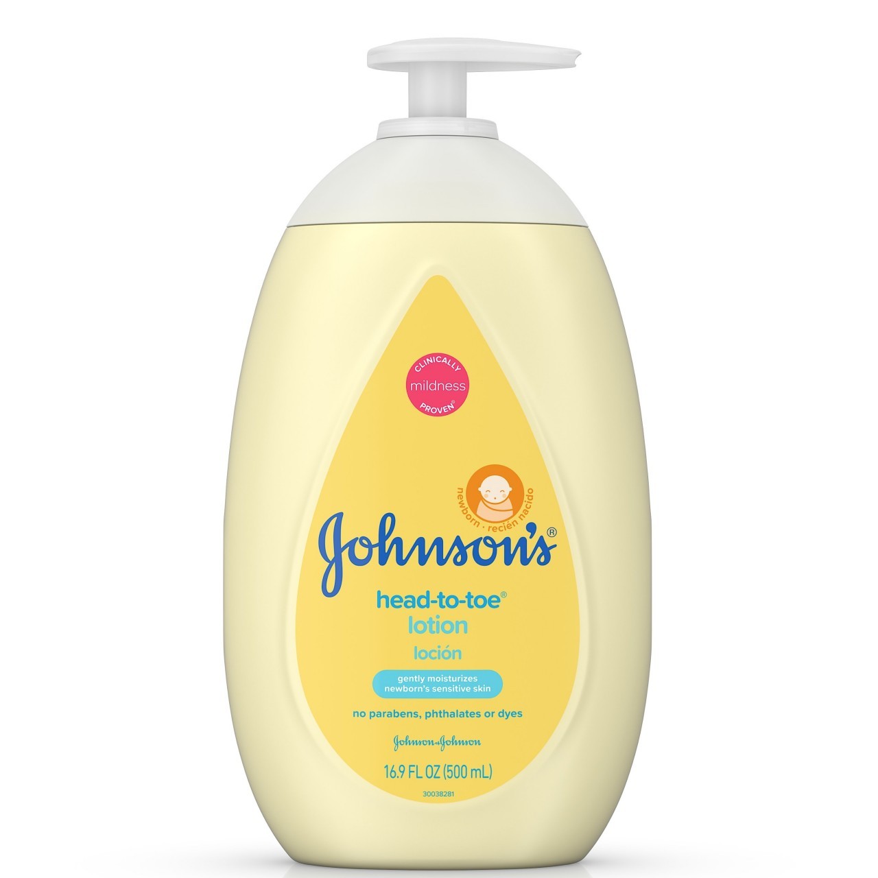 JOHNSONS BABY LOTION HEAD-TO-TOE 16.9oz