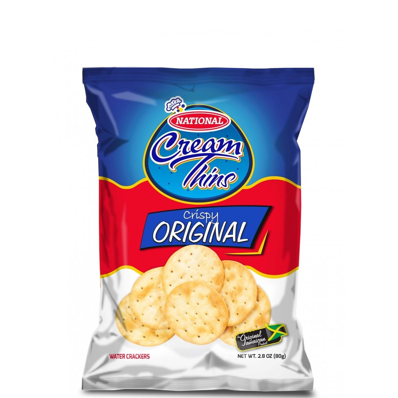 NATIONAL CRACKERS CREAM THINS 80g