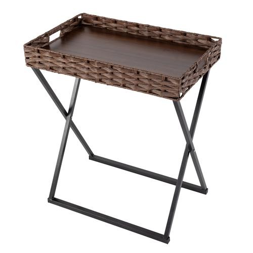 Seville Classics Folding Table Tray