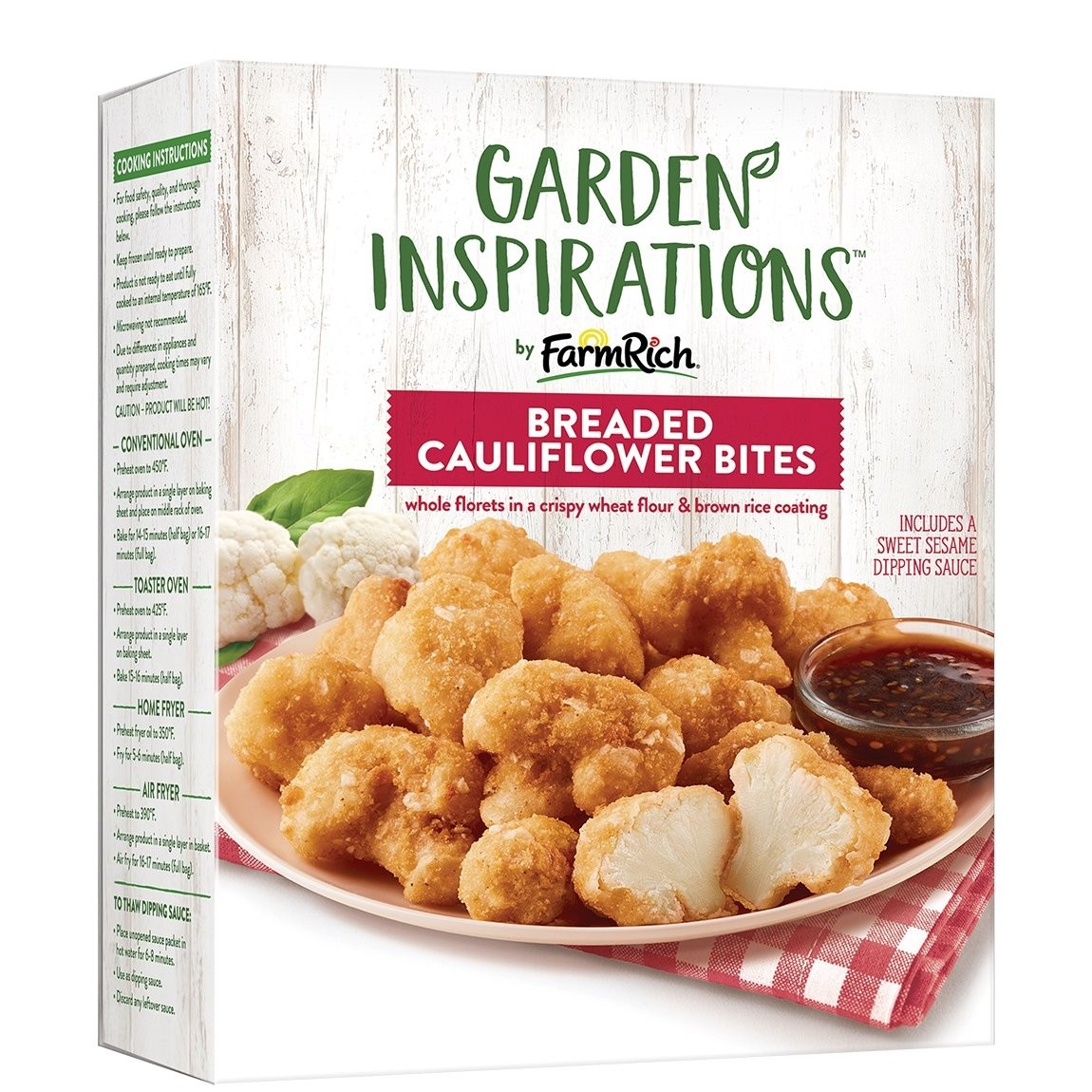 FARM RICH BREADED CAULIFLOWER BITES 18oz