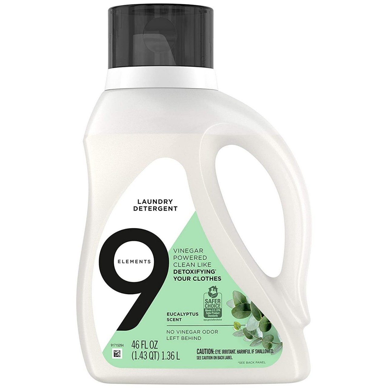 9 ELEMENTS LIQ DETERGENT EUCALYPTUS 46oz