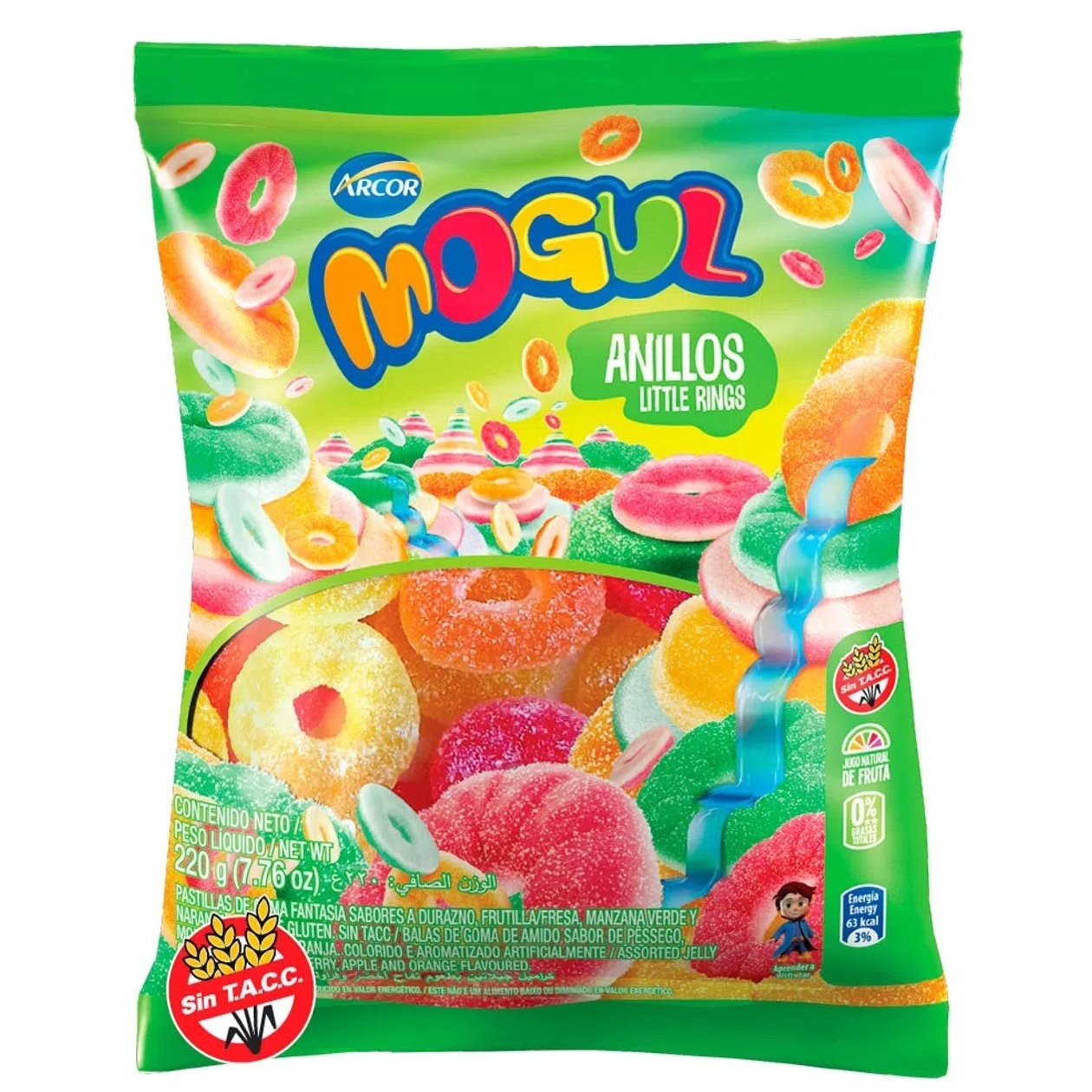 ARCOR MOGUL LITTLE RINGS 220g