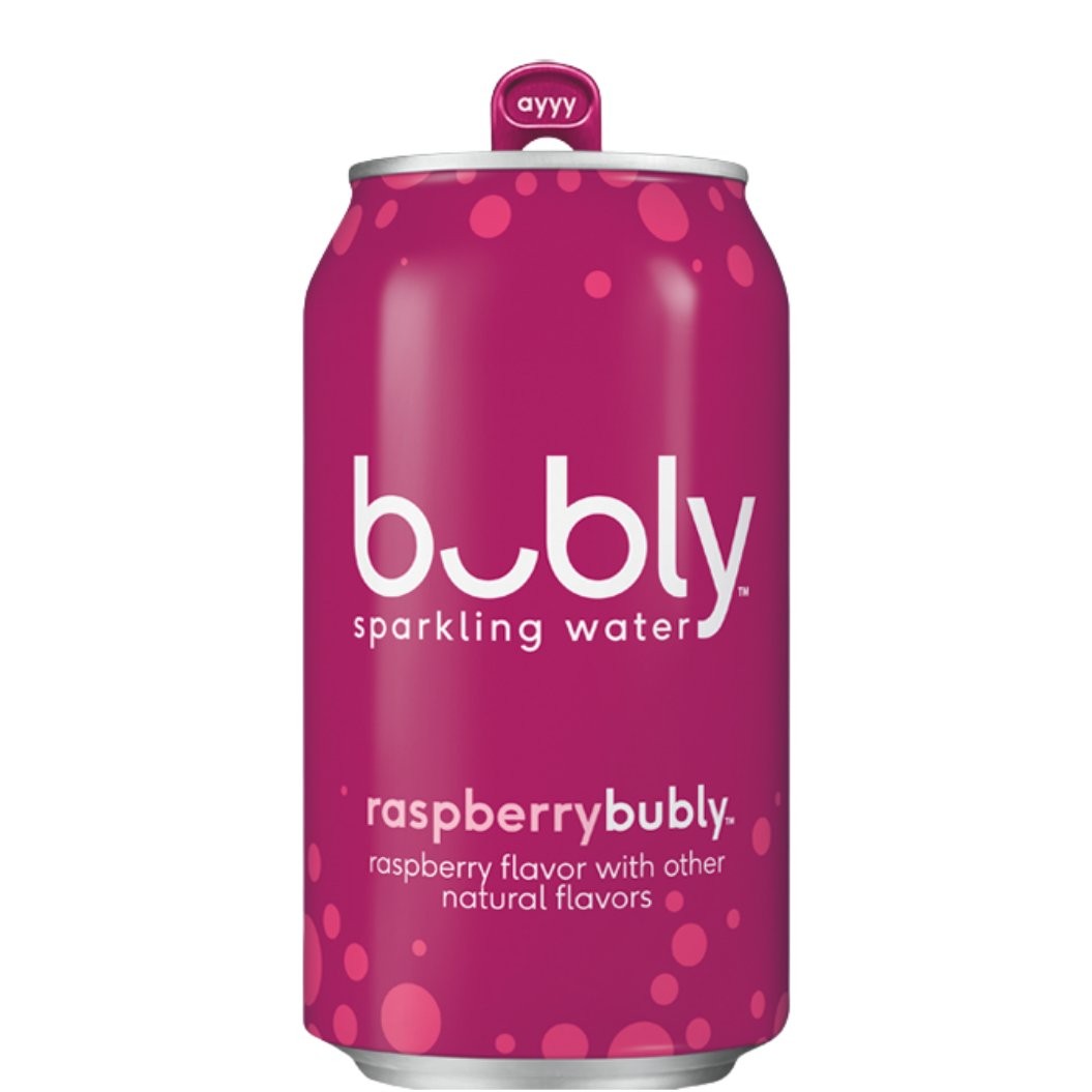 BUBLY SPARKLING WATER RASPBERRY 12oz