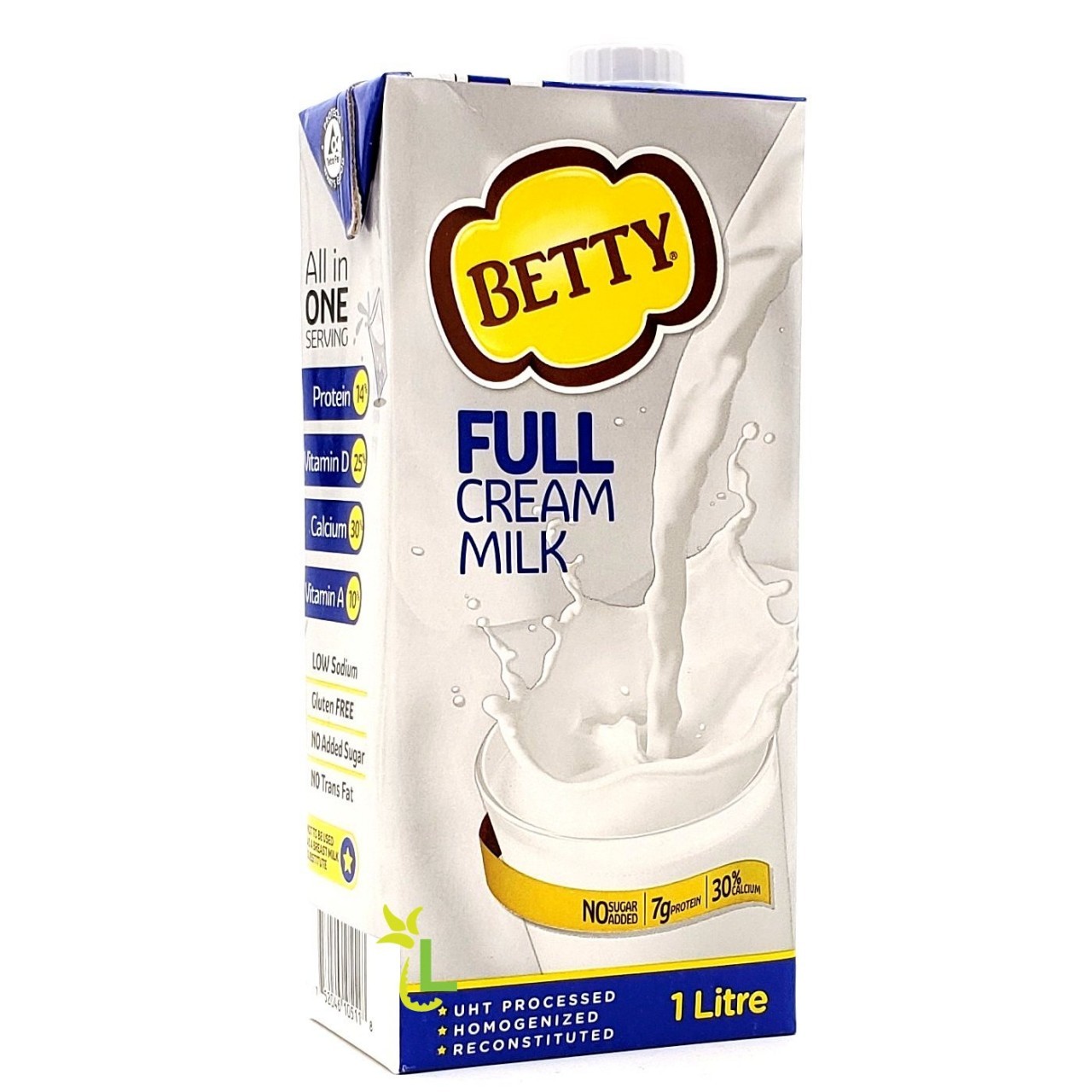 BETTY MILK FULL CREAM 1L
