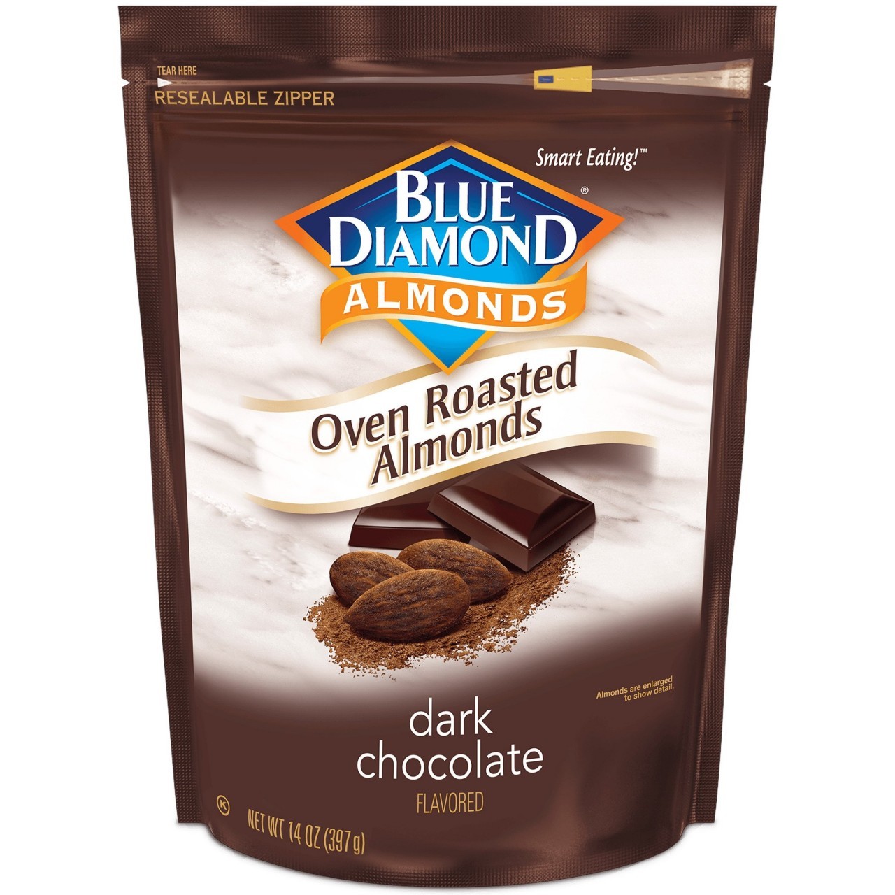 BLUE DIAMOND ALMOND DARK CHOCOLATE 397g