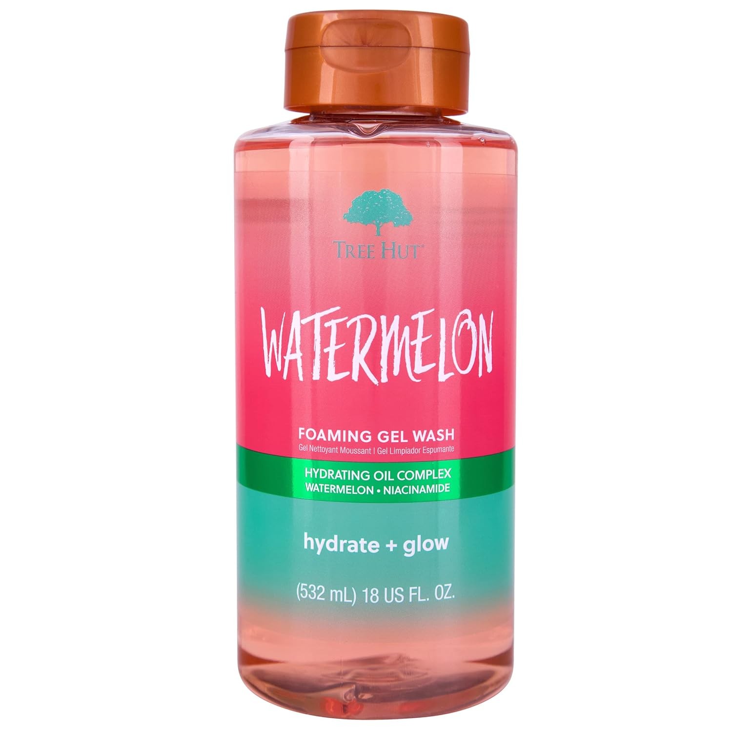 Tree Hut Watermelon Foaming Gel Wash 18 OZ