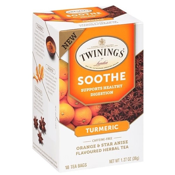 TWININGS TEA TURMERIC ORANGE 20s